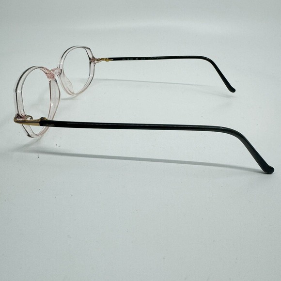 Silhouette SPX M 1899 /25 C 6058 Clear Black Gold Eyeglasses Frames 53-15 H10161 - Picture 2 of 7